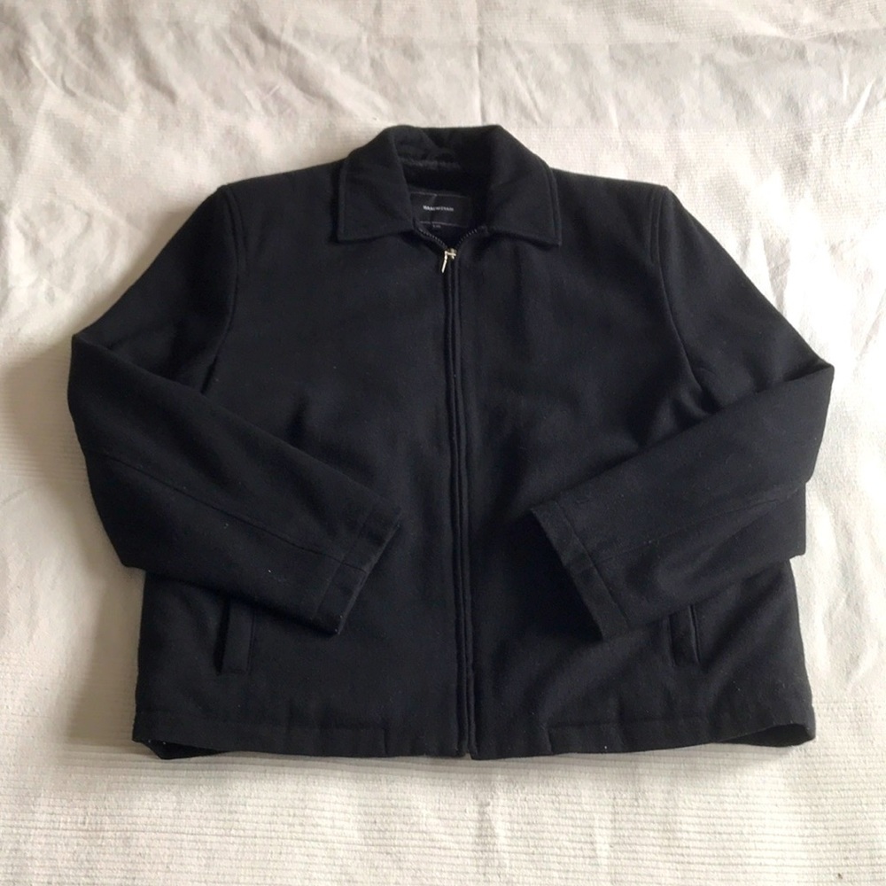 Isaac Mizrahi Full Zip Lined Wool Coat Size Large